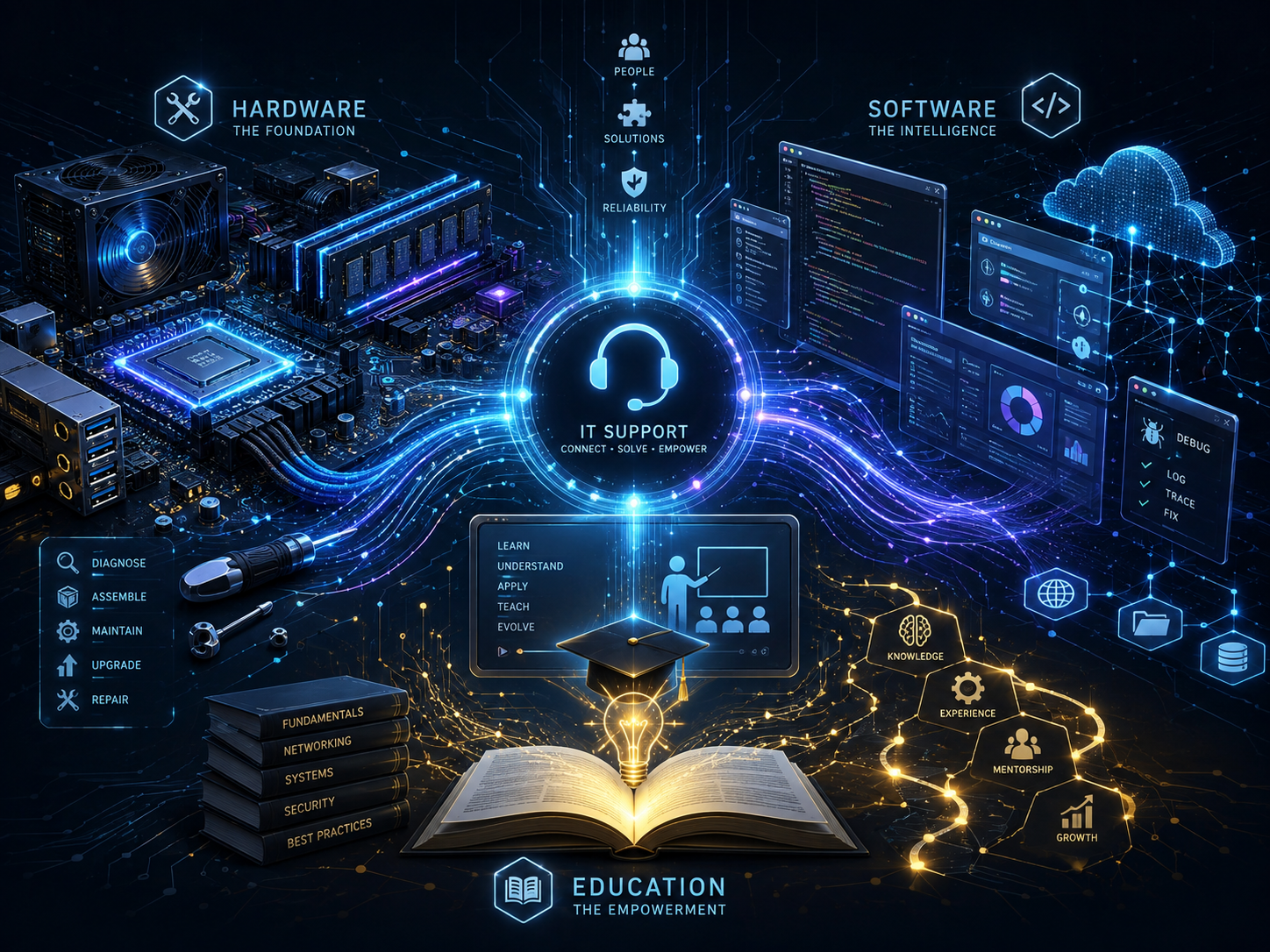 Overview of hardware, software, and education technology support